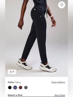Figs Navy Performance Scrub Pants